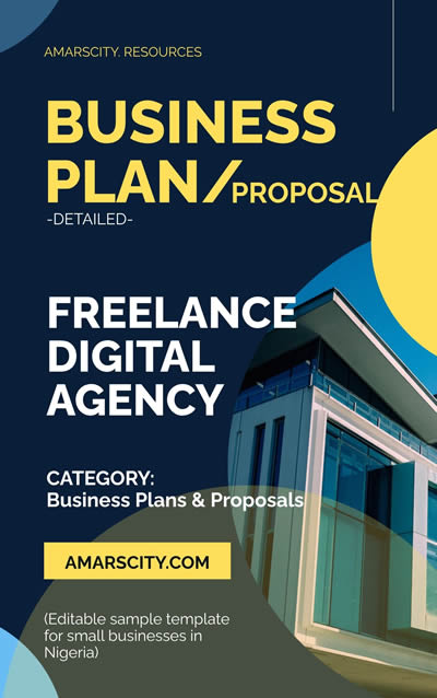 Freelance Digital Business Plan Cover