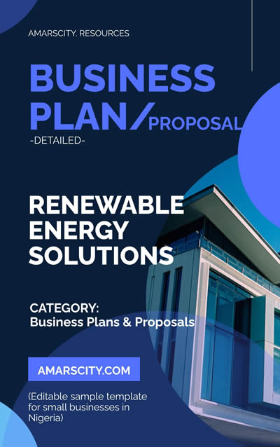 EcoPower Solutions Business Plan Cover
